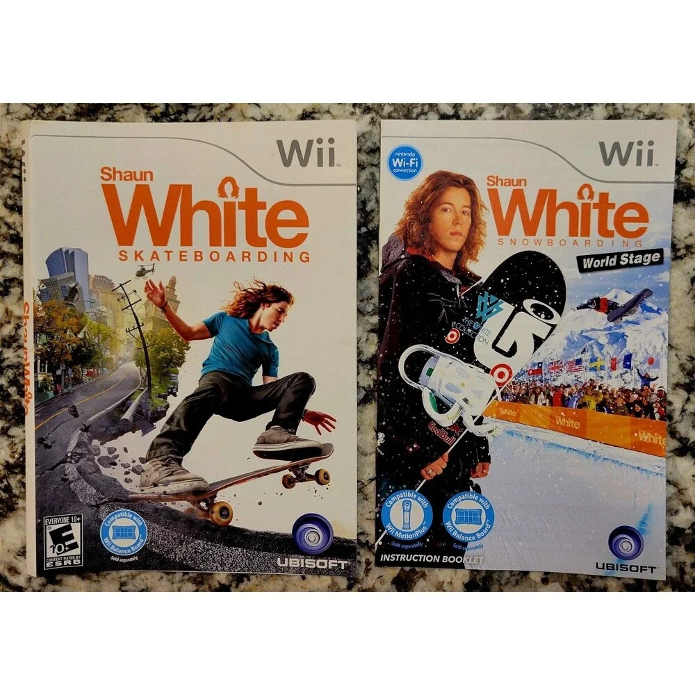 Shaun White Snowboarding: World Stage (Nintendo Wii, 2009),Manual & Artwork ONLY